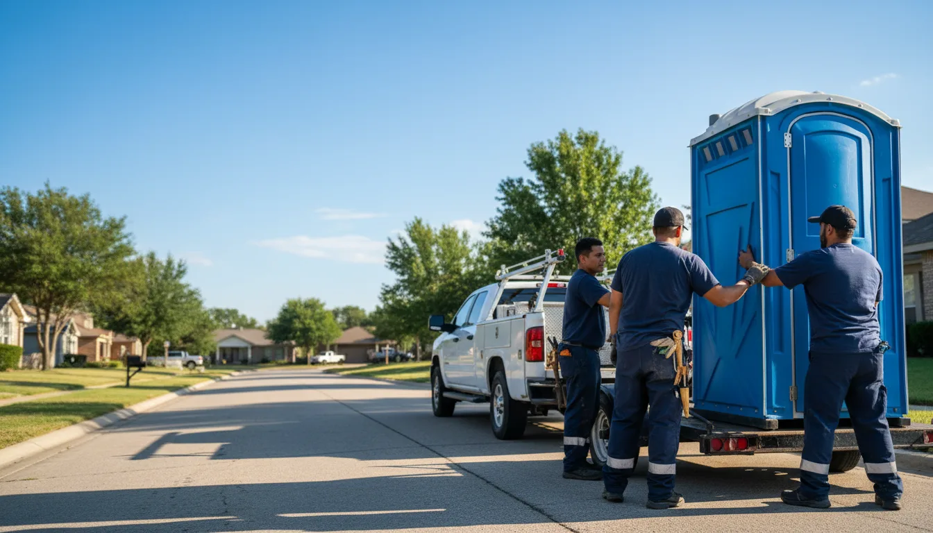 Portable Toilet Rental in Bleiblerville, TX near me